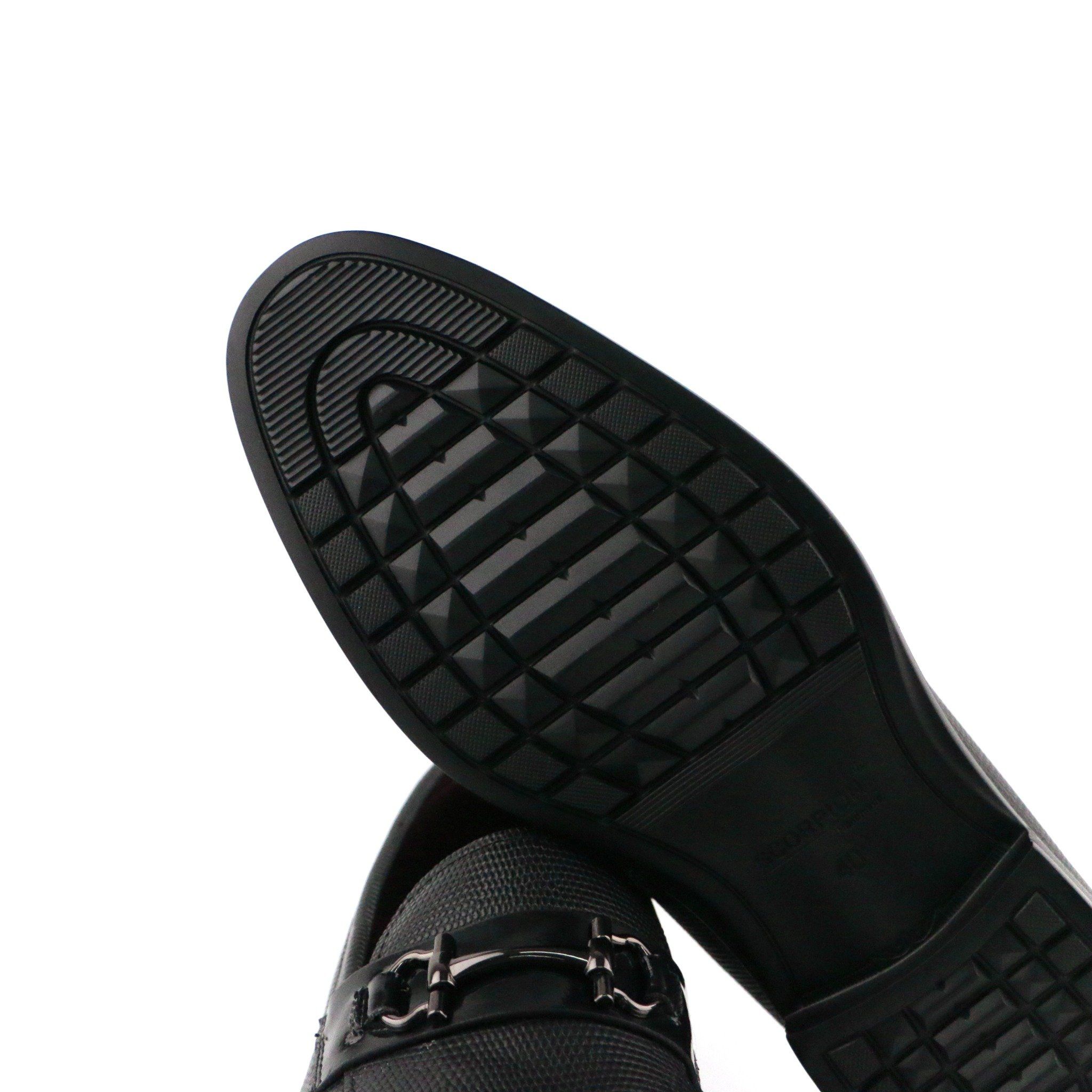 Giày Loafer Nam Đen 28MC.11