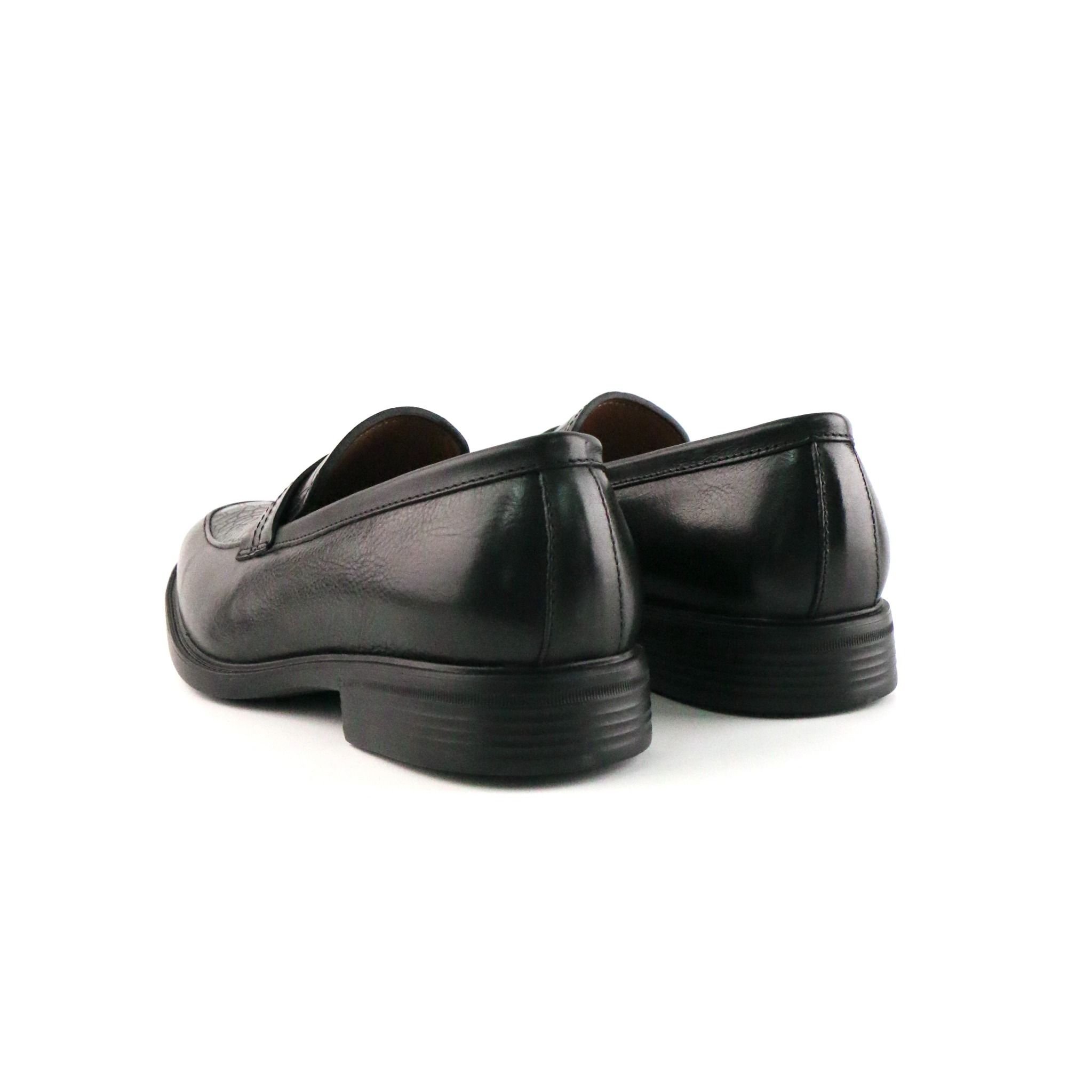 Giày Loafer Nam Vân Đen 28MC.23