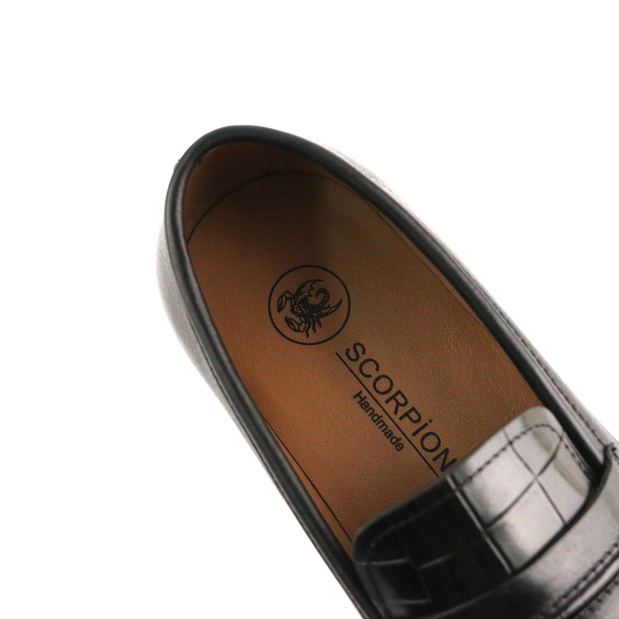 Giày Loafer Nam Vân Đen 28MC.23