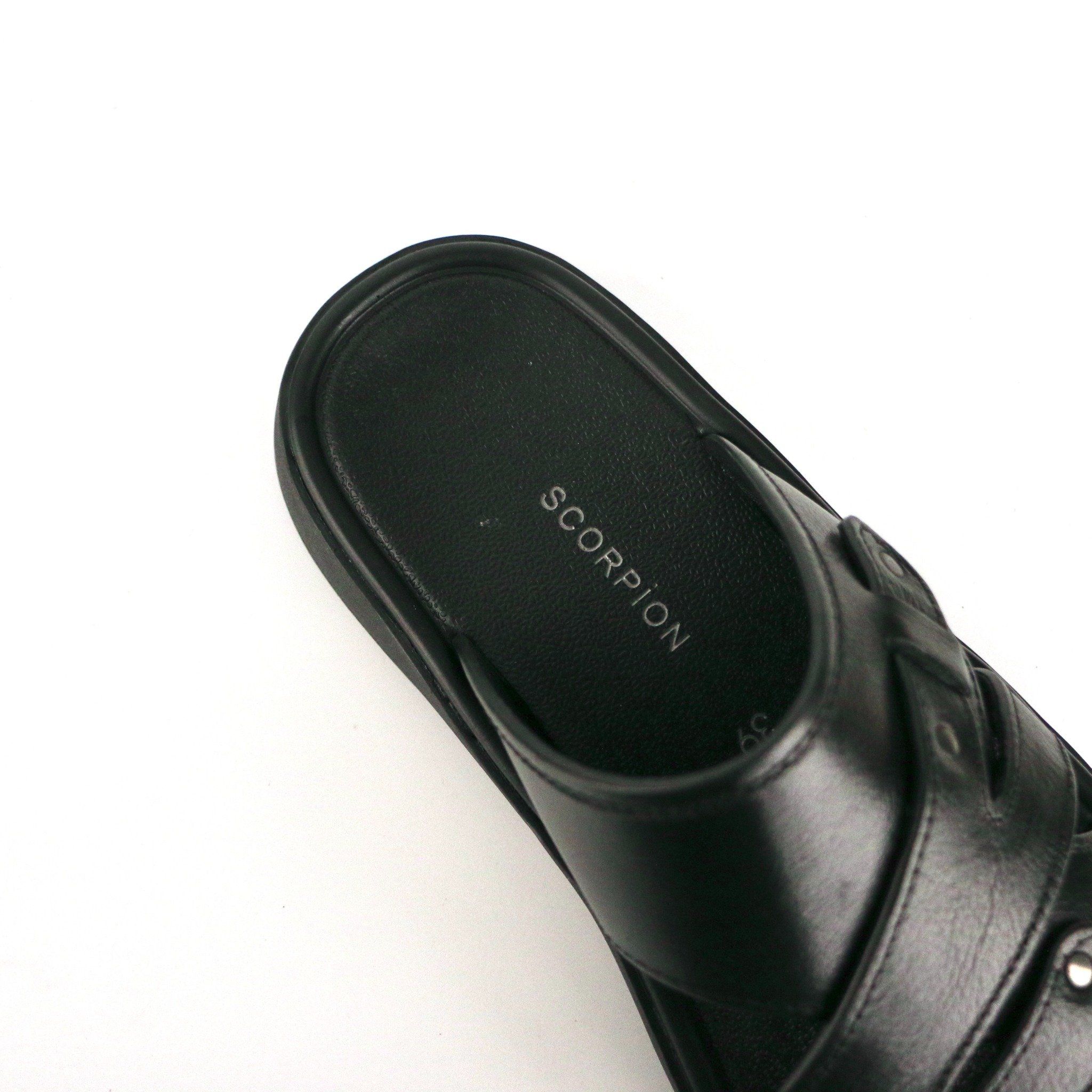 Sandal Da Nam Đen 335.3