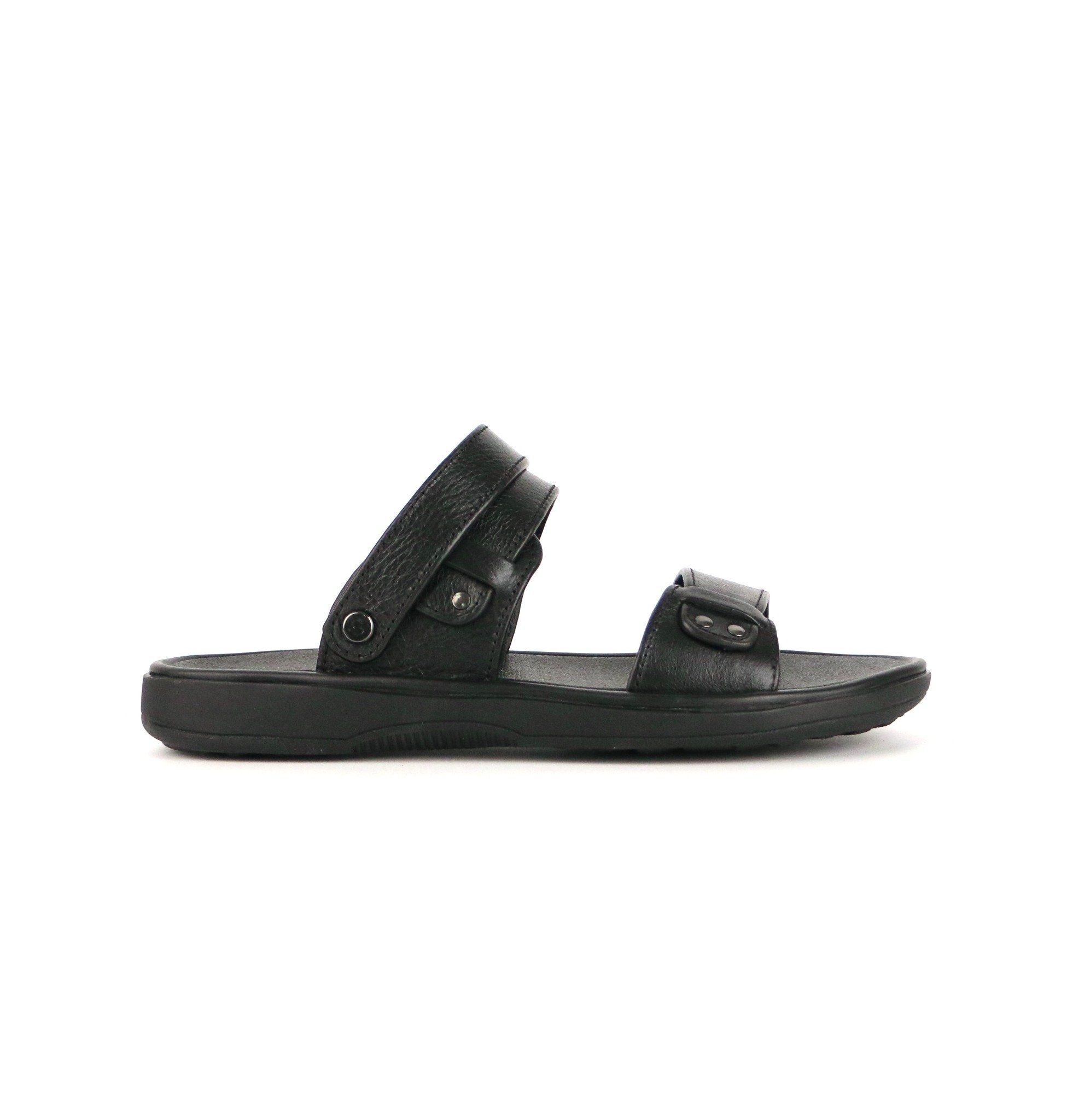 Sandal Da Nam Có Quai Đen 335.6