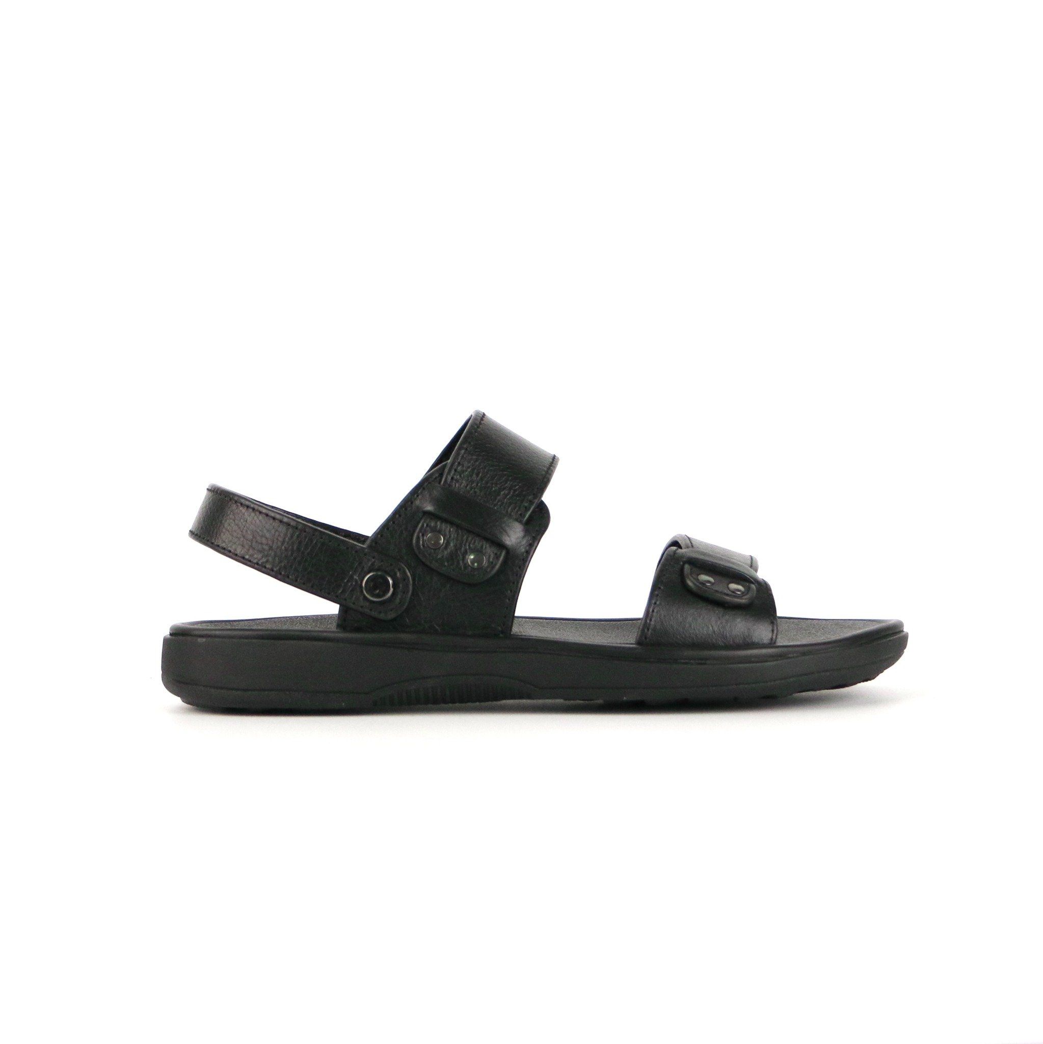 Sandal Da Nam Có Quai Đen 335.6