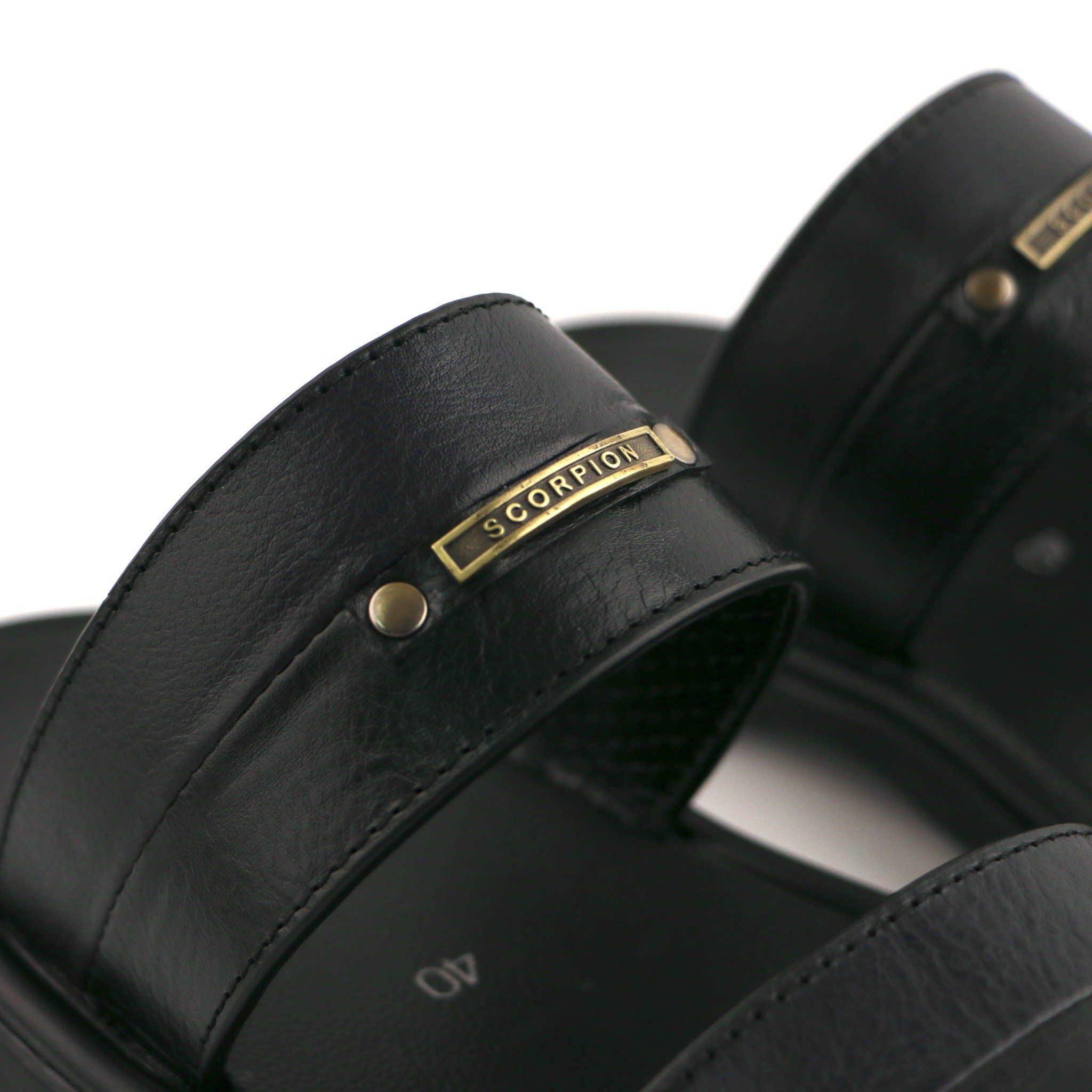 Sandal Da Nam Đen 335.8
