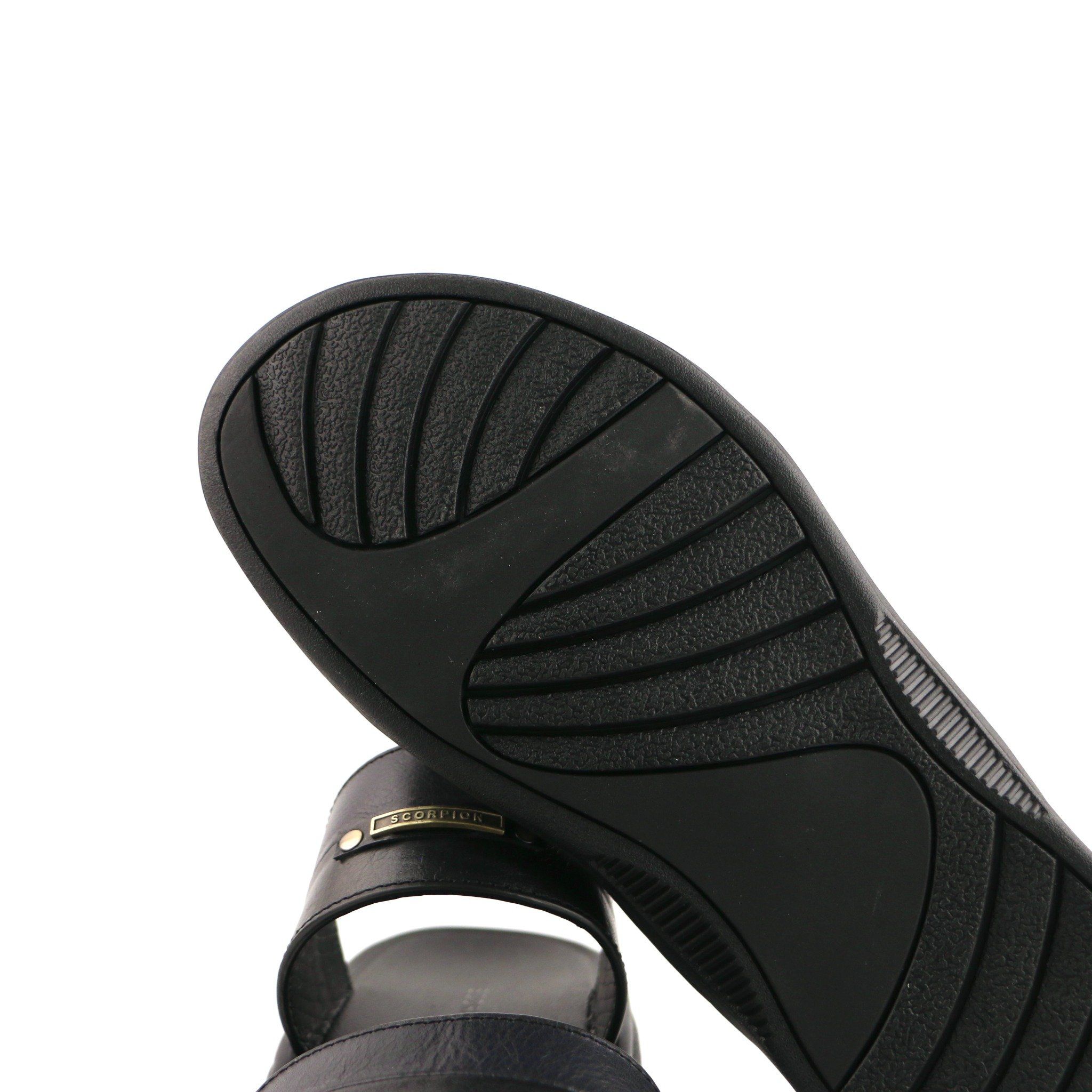 Sandal Da Nam Đen 335.8