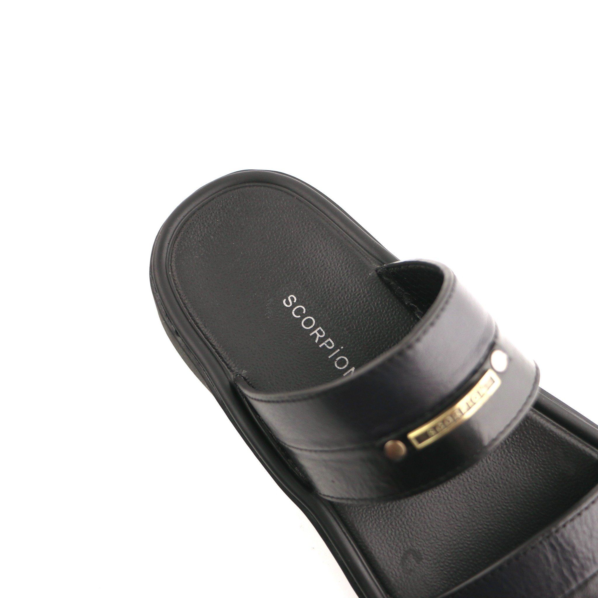 Sandal Da Nam Đen 335.8