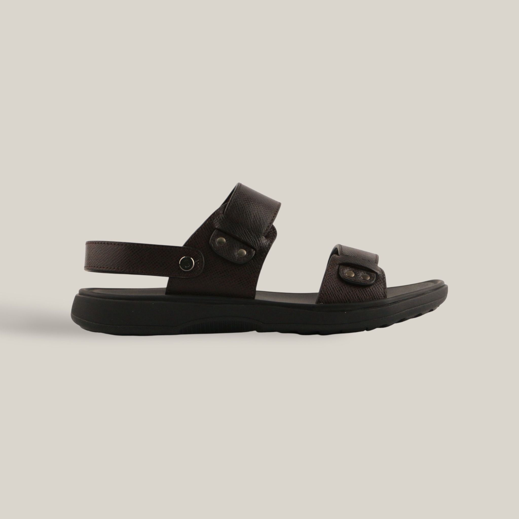 Sandal Da Nam Có Quai Nâu 335.9