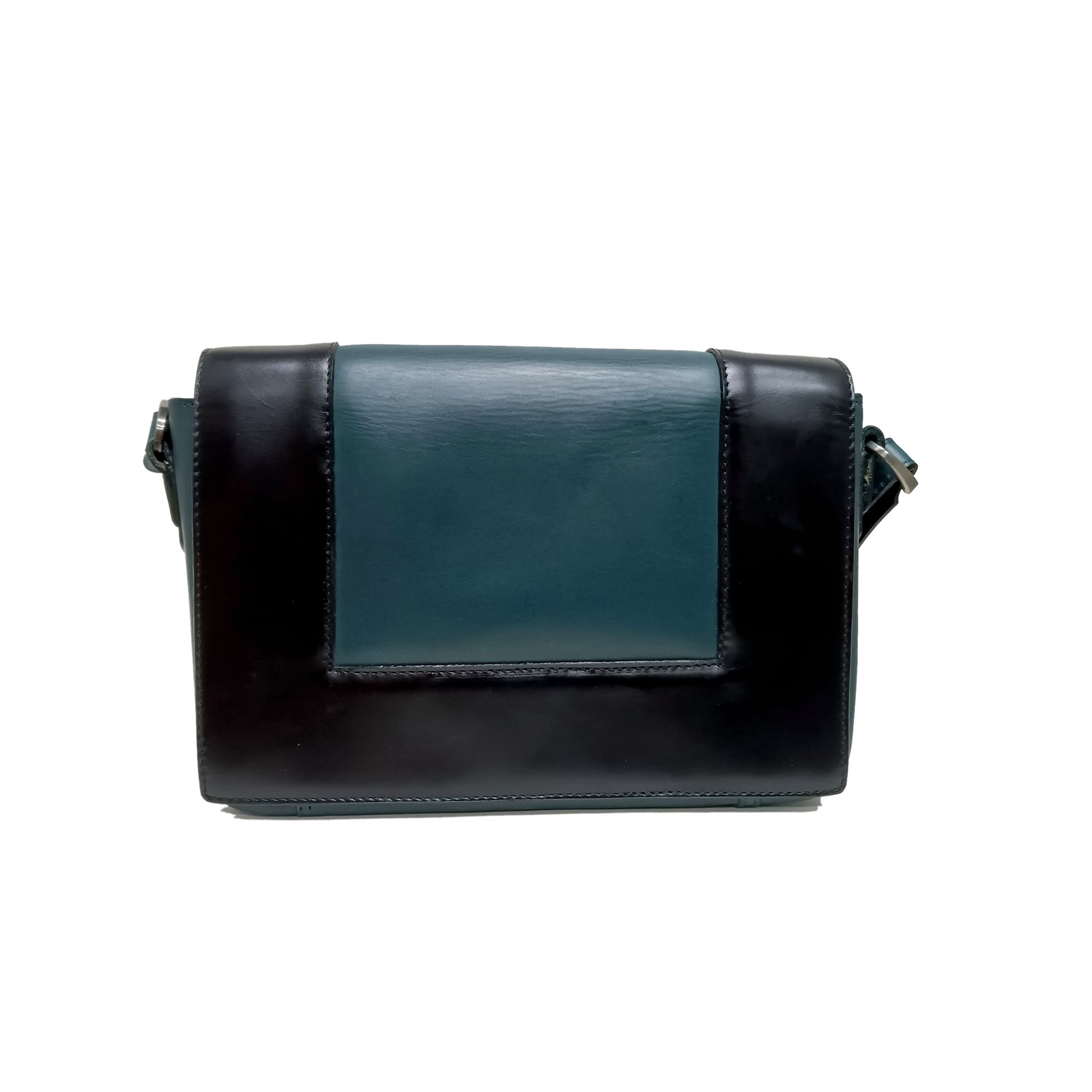 Túi Messenger Da Nữ Đen Xanh 926.149