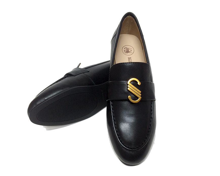 Giày Moccasin Nữ Đen 683.16