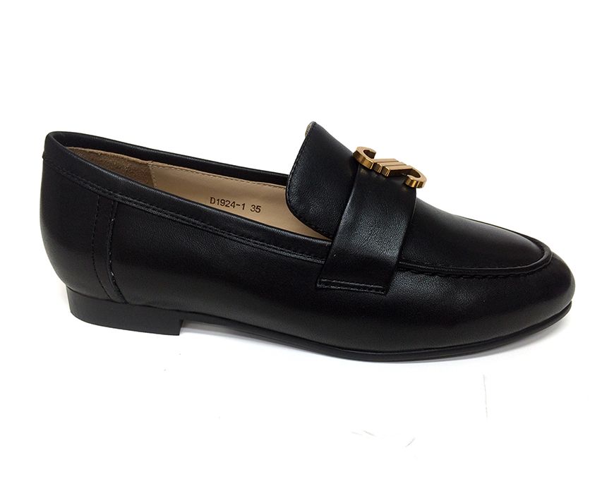 Giày Moccasin Nữ Đen 683.16
