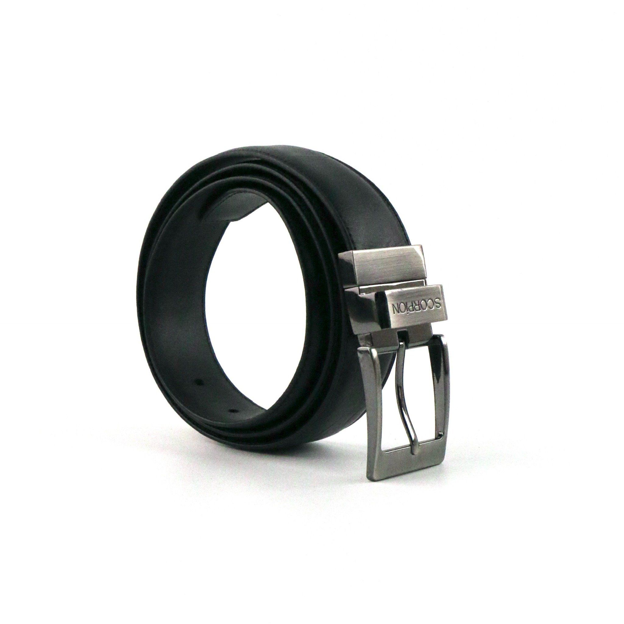 Thắt Lưng Da Nam Khóa Cài Đen 36T.9