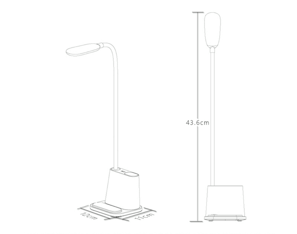 Đèn Bàn Học Đa Năng Multifunction