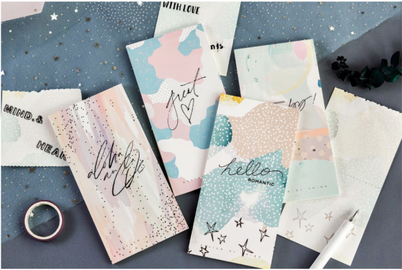 memo pad silver