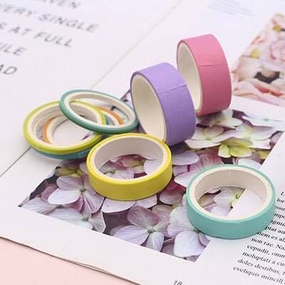 Set 9 Cuộn Băng Keo Pastel