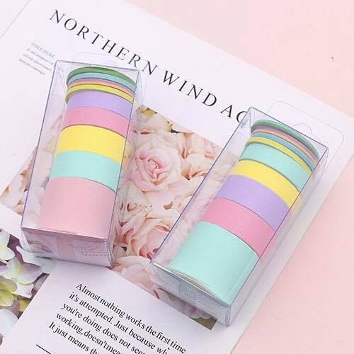 Set 9 Cuộn Băng Keo Pastel