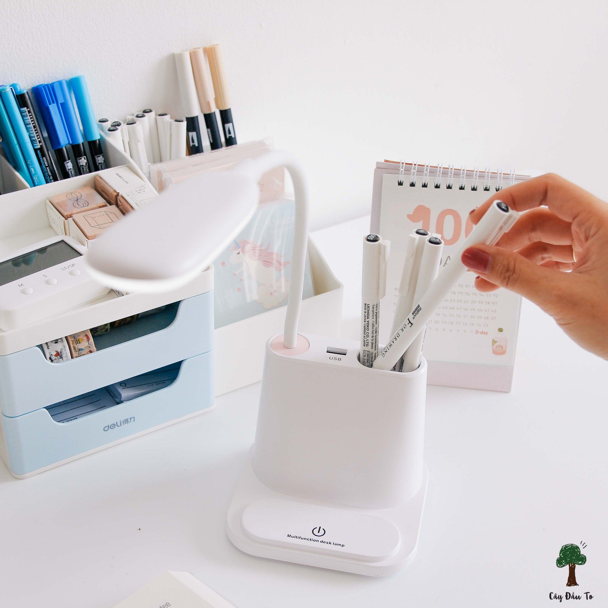 Đèn Bàn Học Đa Năng Multifunction