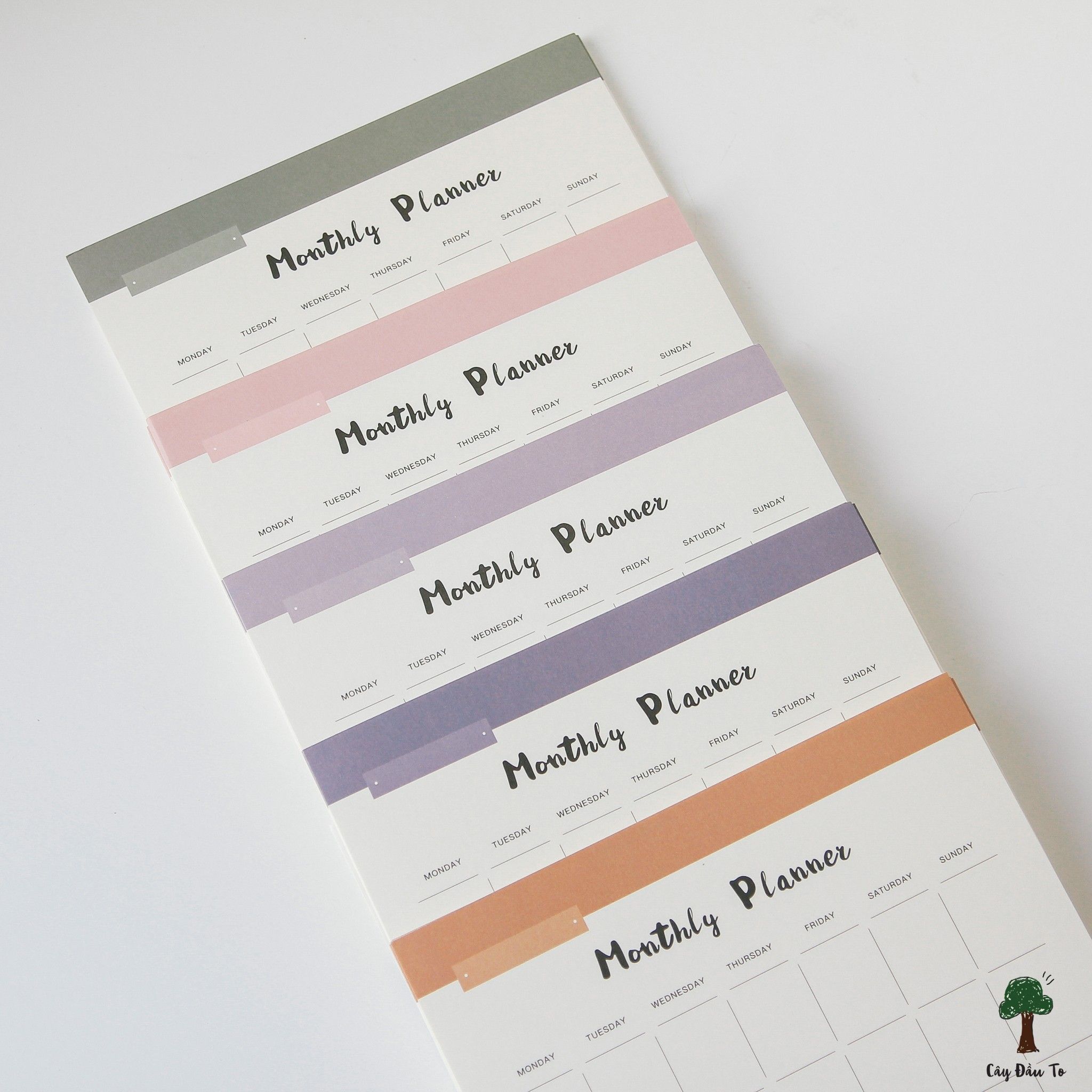 Giấy Lập Kế Hoạch Tháng MORANDI Planner