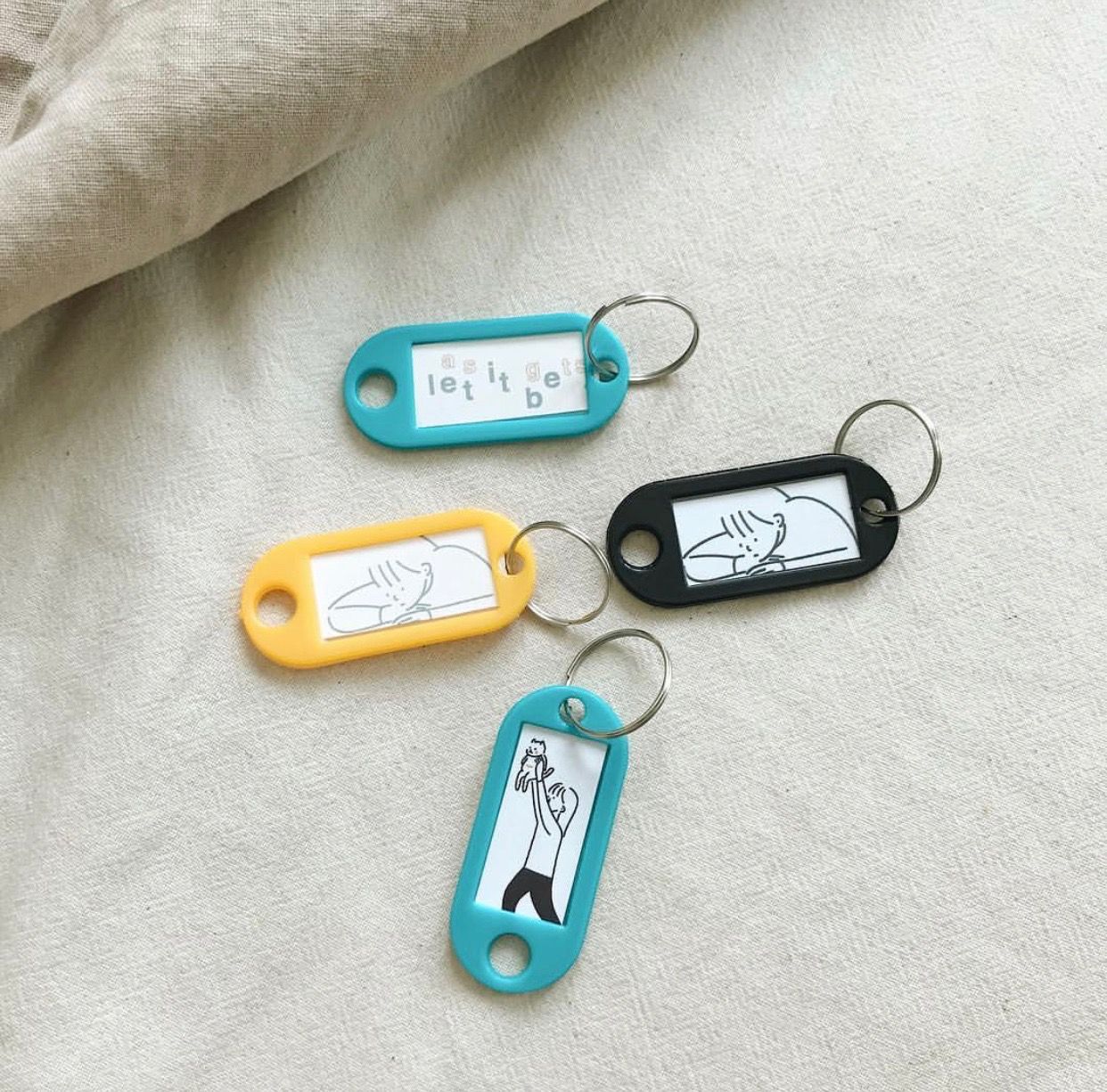 Móc khóa thẻ tên