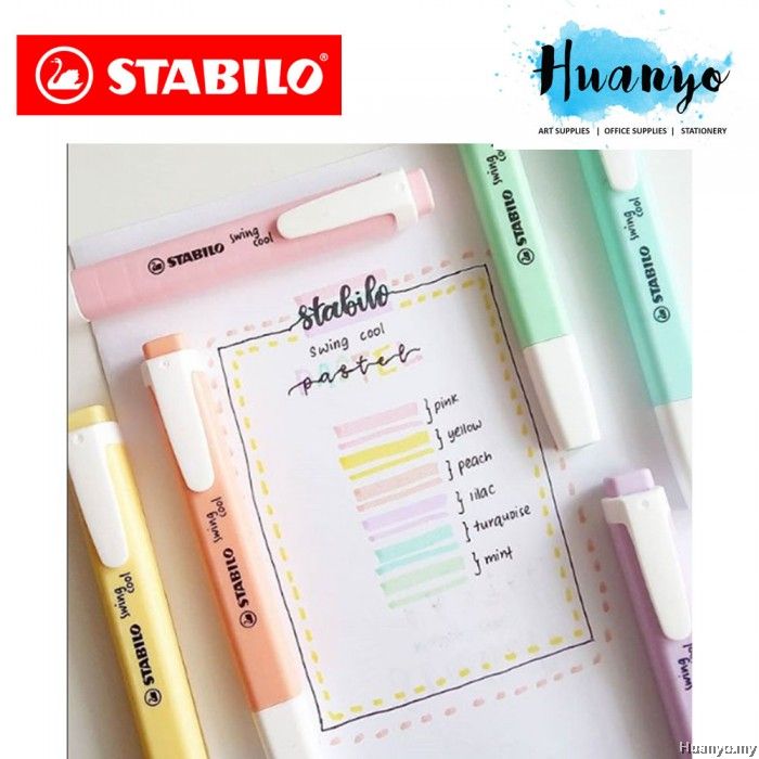 BÚT HIGHLIGHT STABILO SWING COOL PASTEL