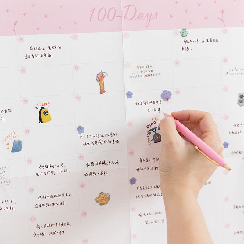 PLANNER DÁN TƯỜNG ROSY POSY