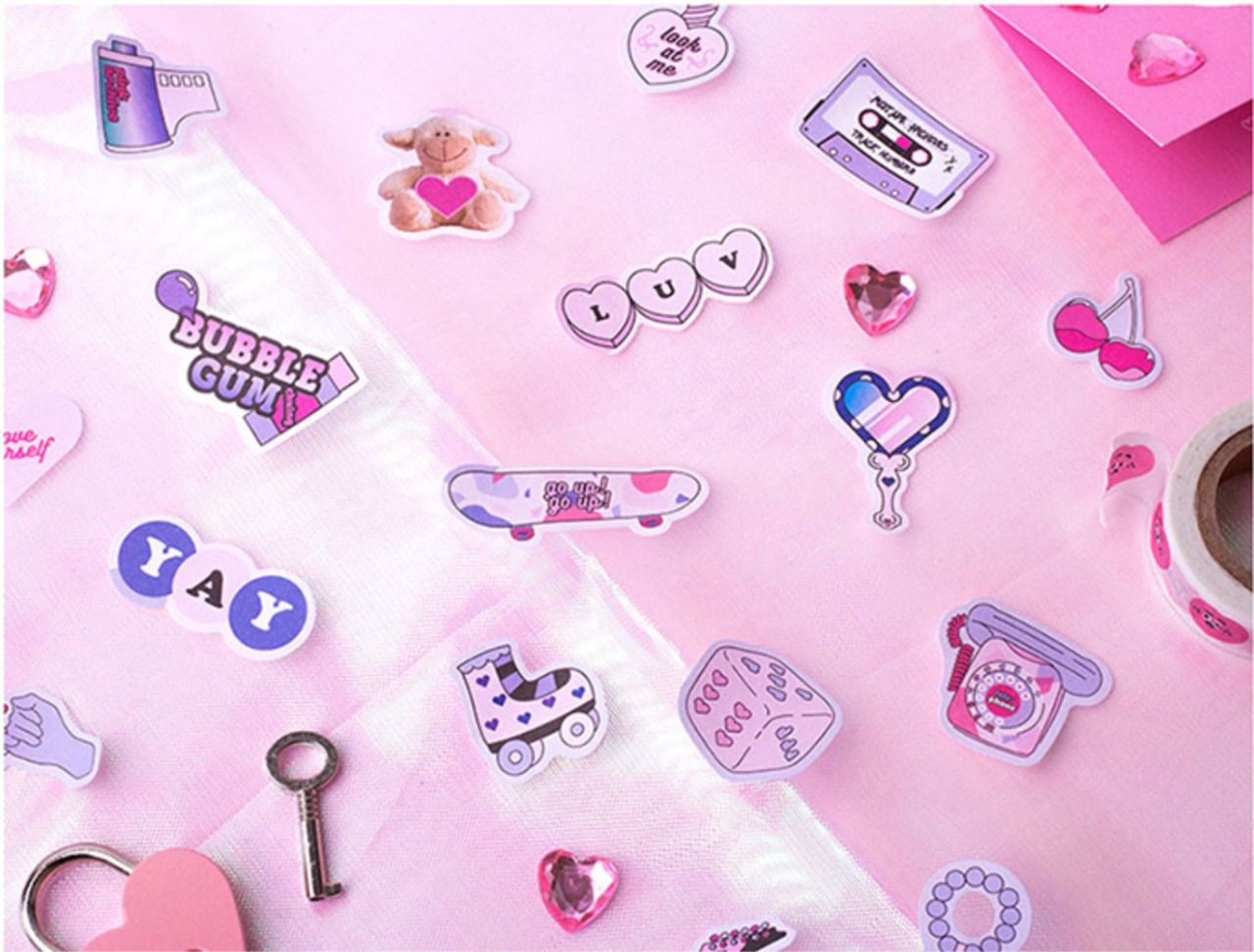 SET 2 PAPER STICKER LUCALAB KOREA