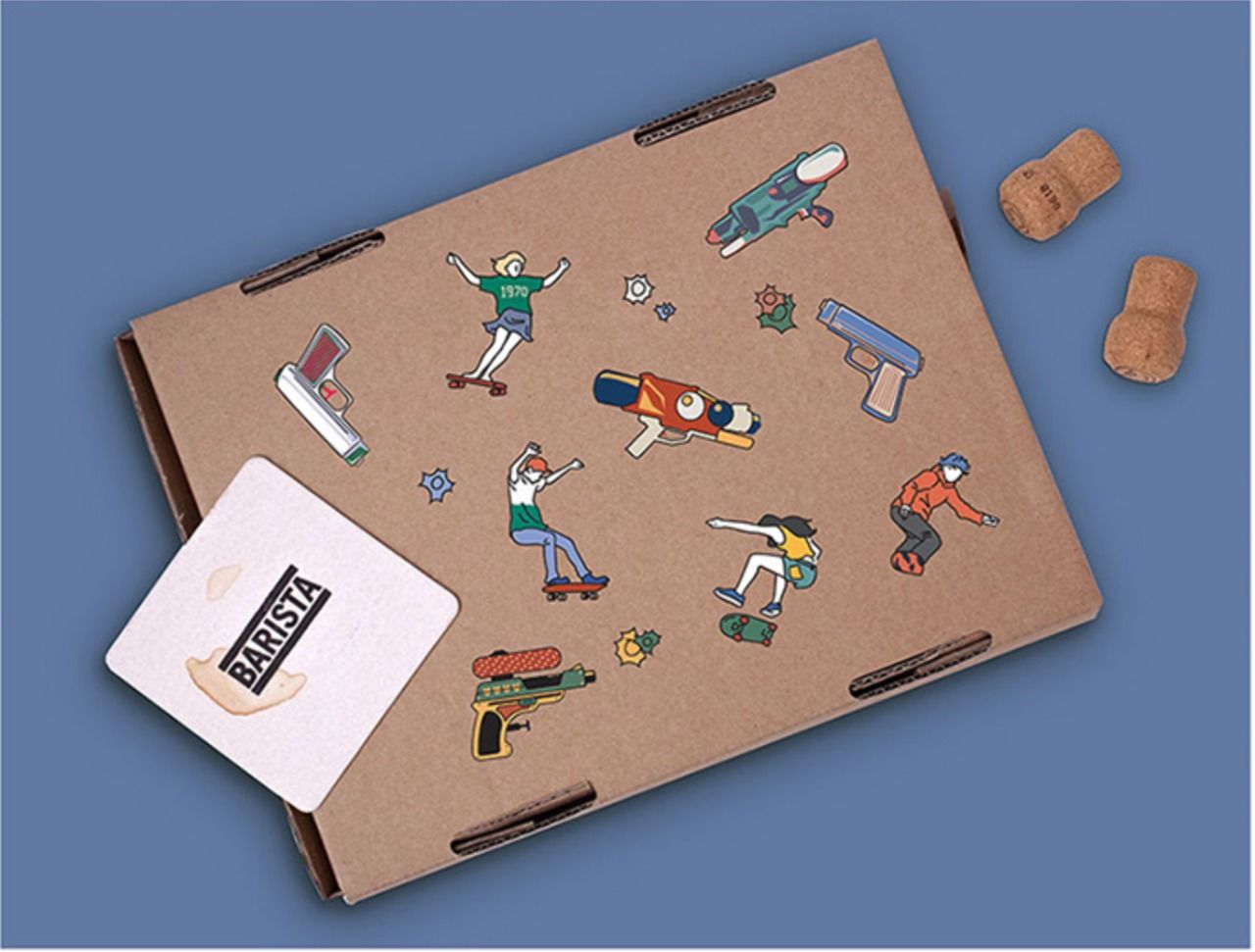 SET 2 PAPER STICKER LUCALAB KOREA