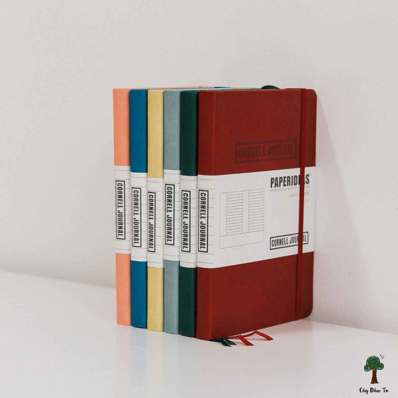 Sổ Bìa Da Paperideas Ghi Chép Cornell