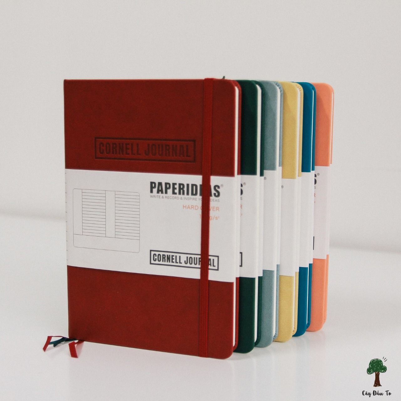 Sổ Bìa Da Paperideas Ghi Chép Cornell