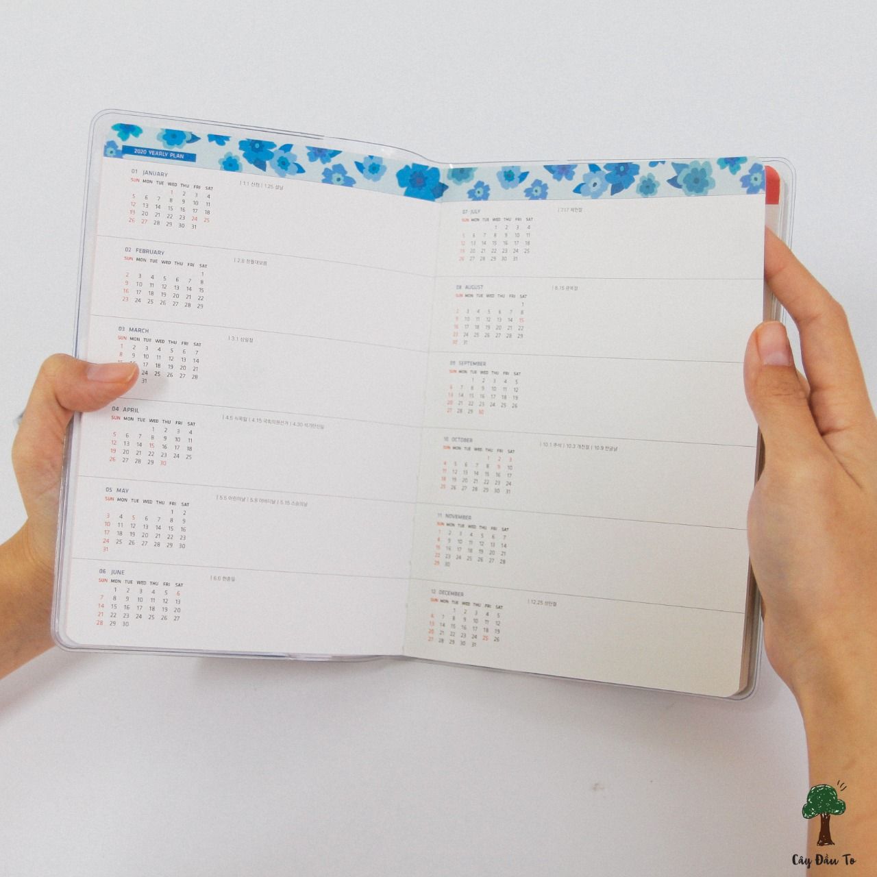 Sổ Kế Hoạch Hàn Quốc Flowery Journal