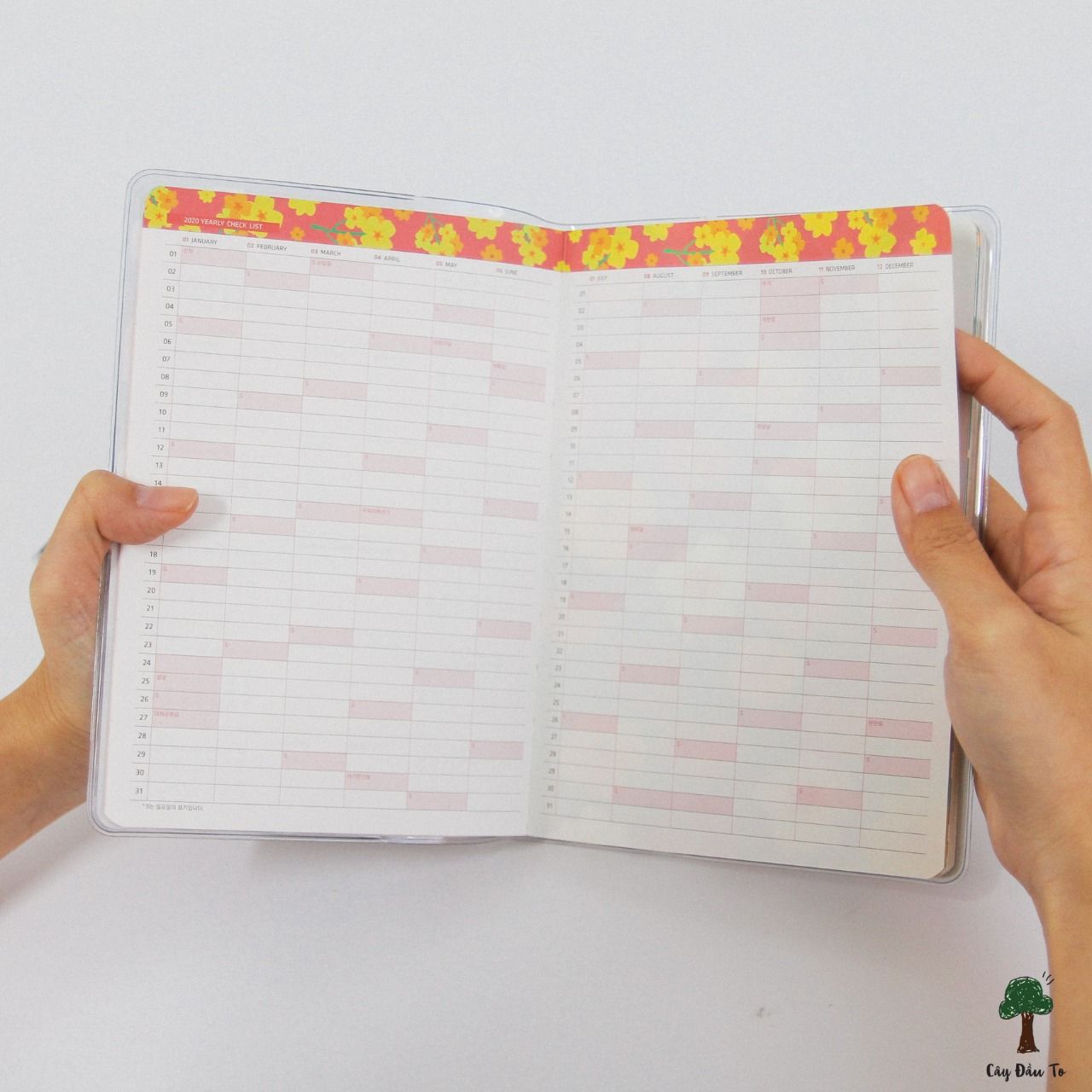 Sổ Kế Hoạch Hàn Quốc Flowery Journal