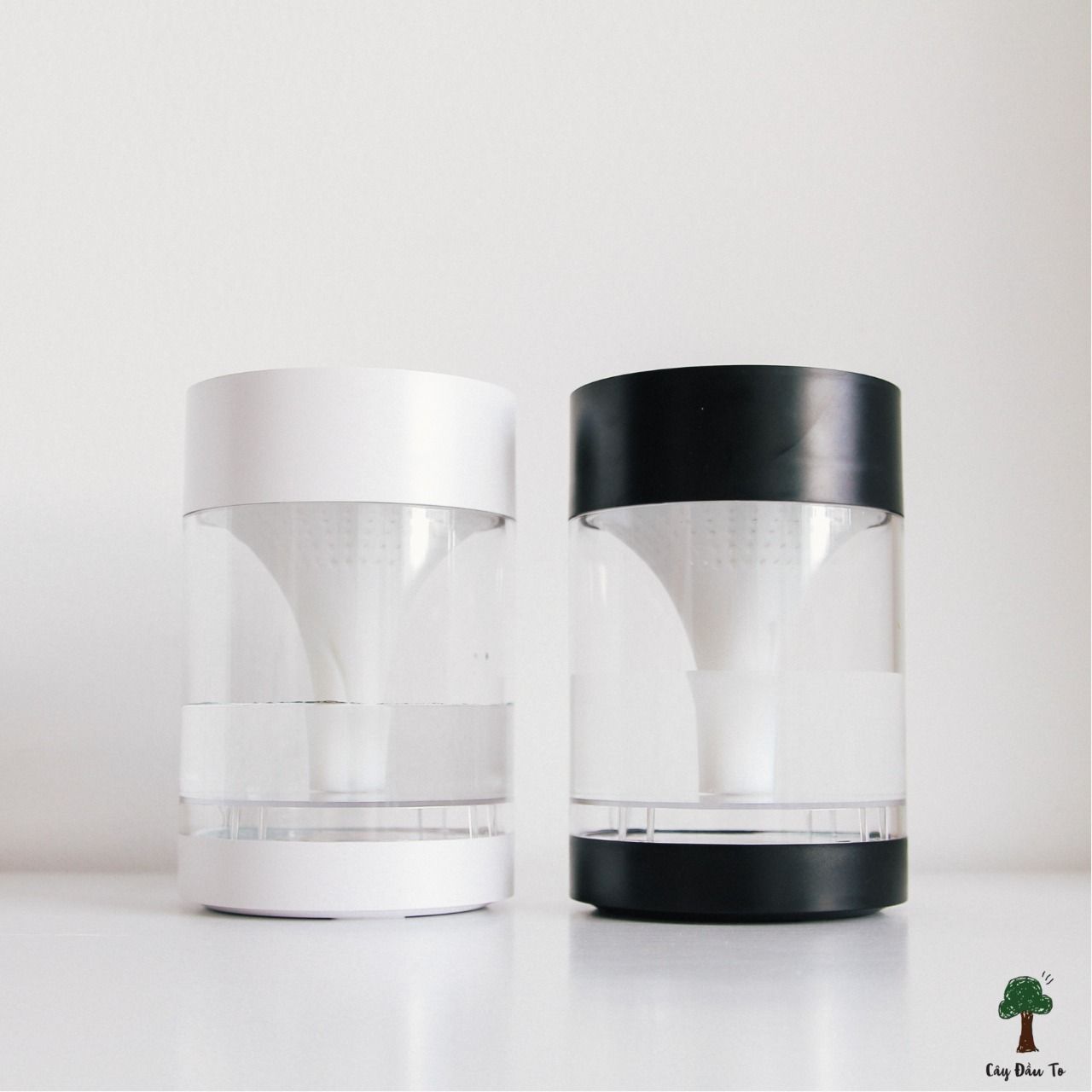 Máy Phun Sương 7 Màu Transparent Humidifier