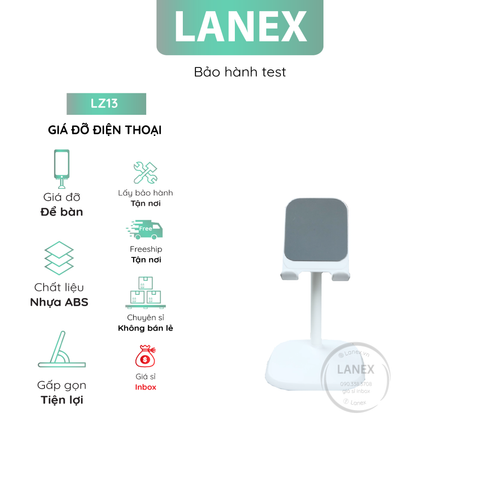 Giá Đỡ Điện Thoại Lanex Lz13 Để Bàn Nhựa Abs