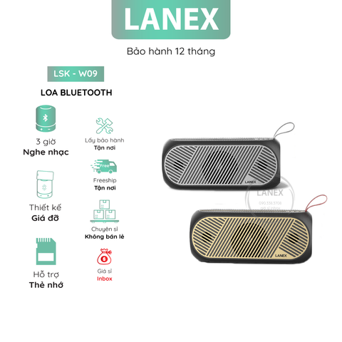 Loa Bluetooth Lanex Lsk - W09 10w V5.0