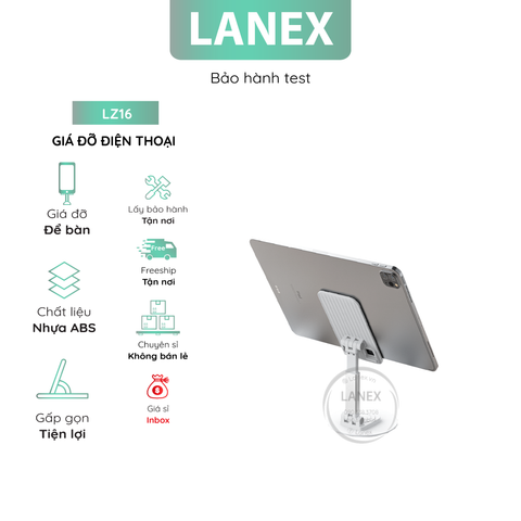 Giá Đỡ Điện Thoại Lanex Lz16 Để Bàn Nhựa Abs