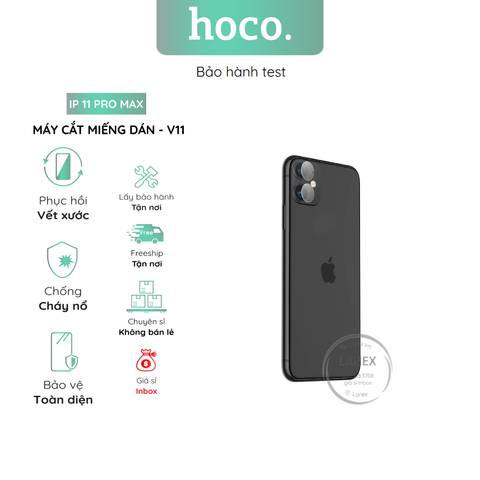 Máy Cắt Miếng Dán Hoco V11 Miếng Dán Bảo Vệ Camera Sau Điện Thoại Iphone 11