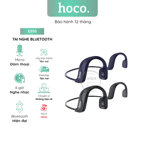 Tai Nghe Bluetooth Hoco Es50 Thể Thao 2 Bên V5.0 Có Mic