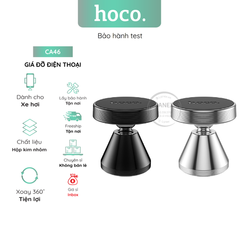 Giá Đỡ Điện Thoại Hoco Ca46 Trên Xe Hơi Hợp Kim Nhôm