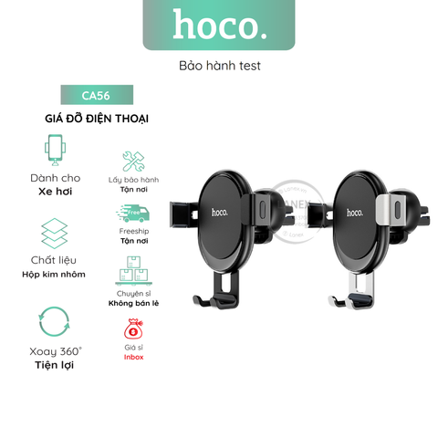 Giá Đỡ Điện Thoại Hoco Ca56 Trên Xe Hơi Hợp Kim Nhôm