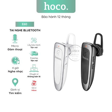 Tai Nghe Bluetooth Hoco E60 1 Bên V5.0 Có Mic