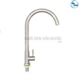 Vòi rửa chén lạnh INOX 304 Sandra SD-402S (Ống 24)