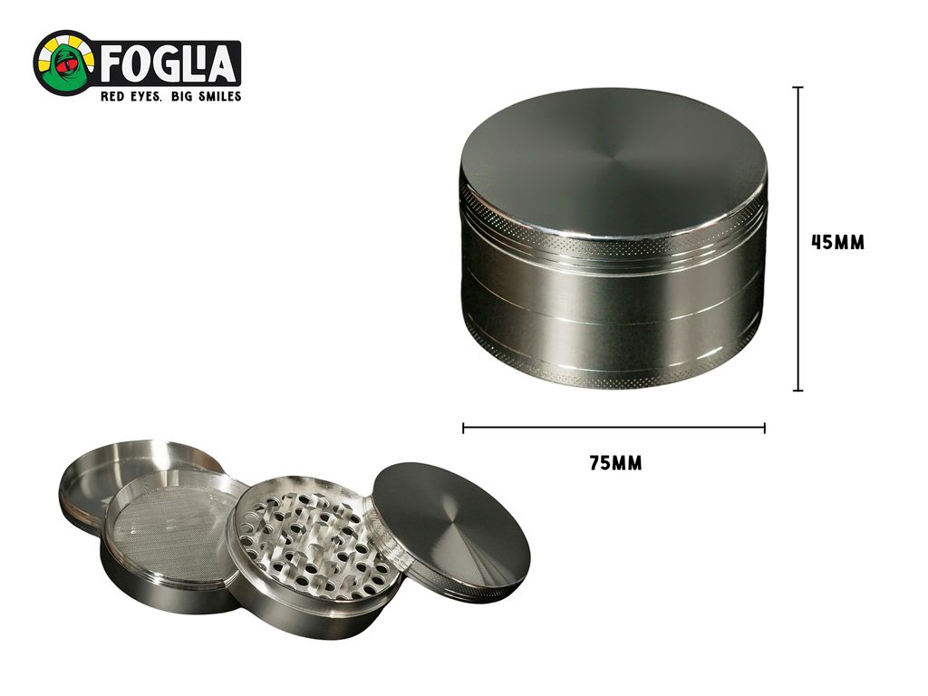 Grinder Classic Silver 75MM