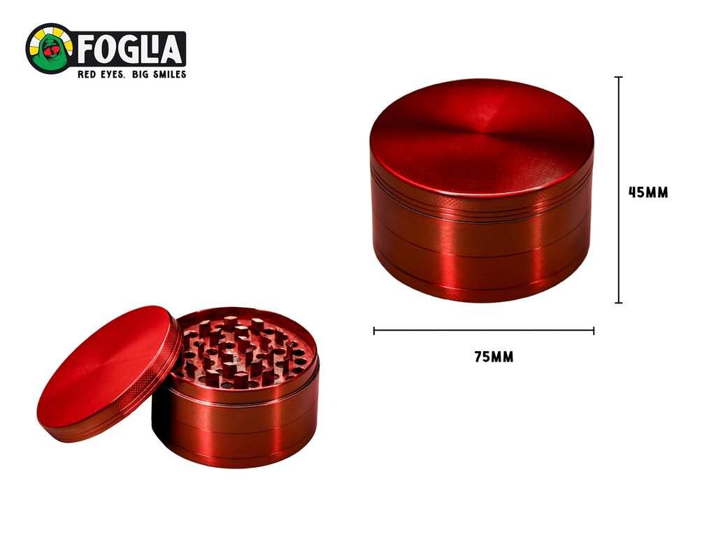 Grinder Classic Red 75MM