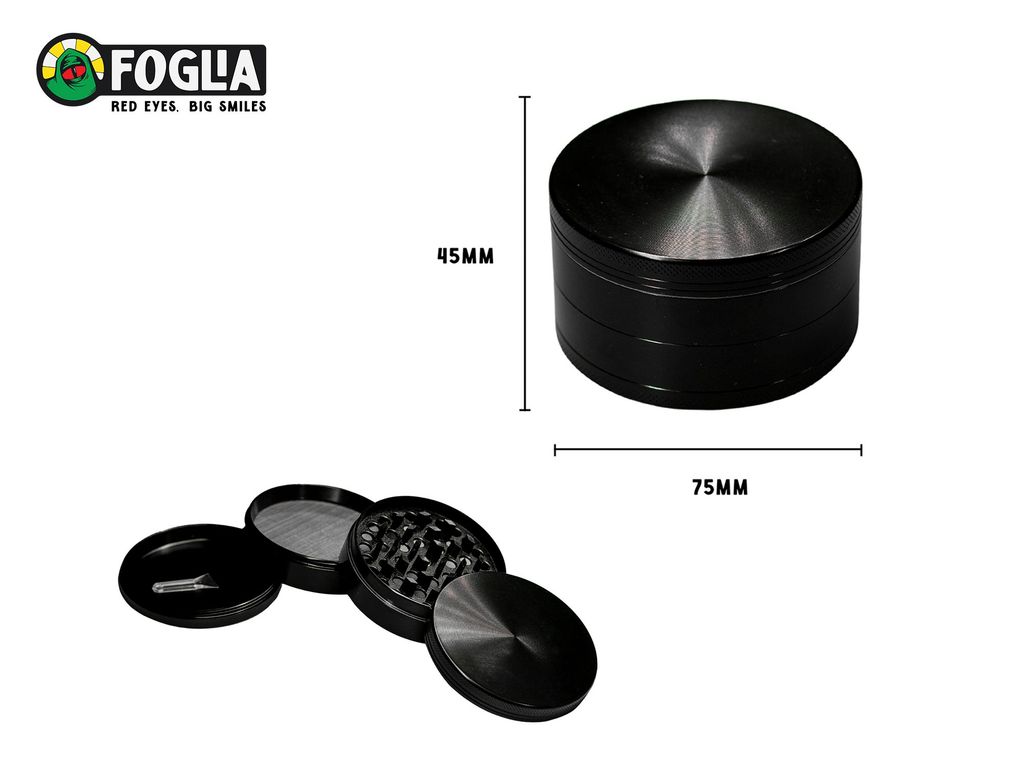 Grinder Classic Black 75MM