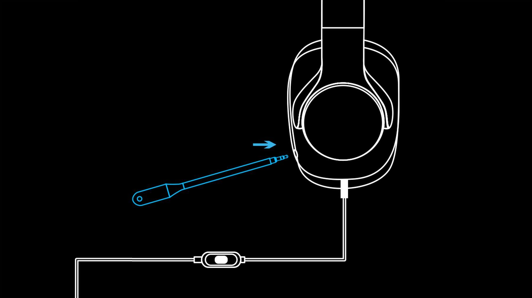 Headset Logitech G233 Prodigy Wired Gaming
