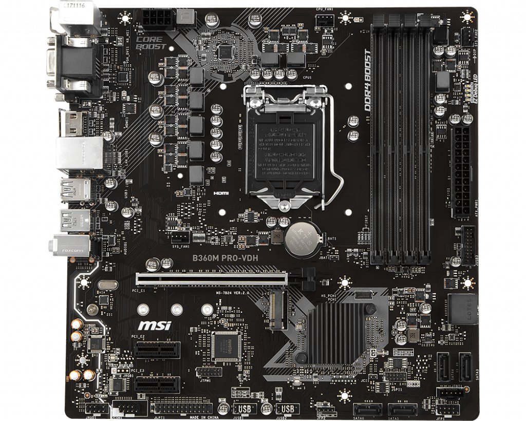 Mainboard MSI B360M Pro-VDH