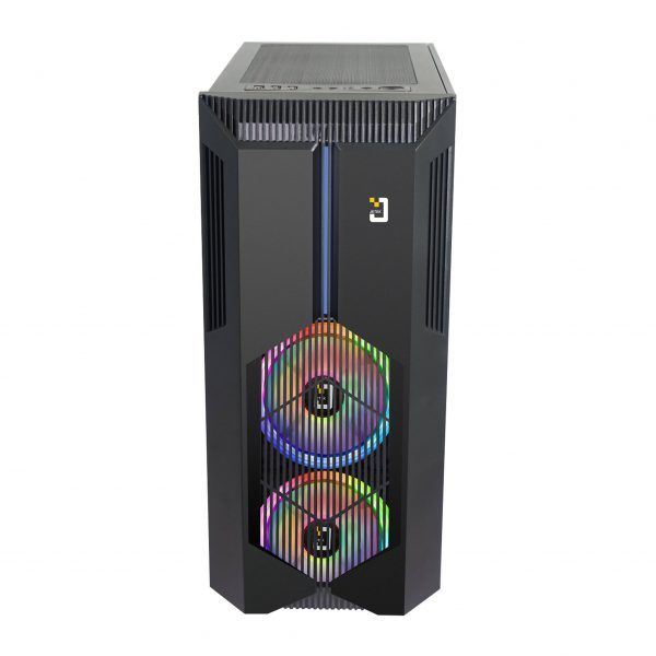 Case Jetek BERYL-2 BLACK-Tặng Kèm 2 Fan RGB