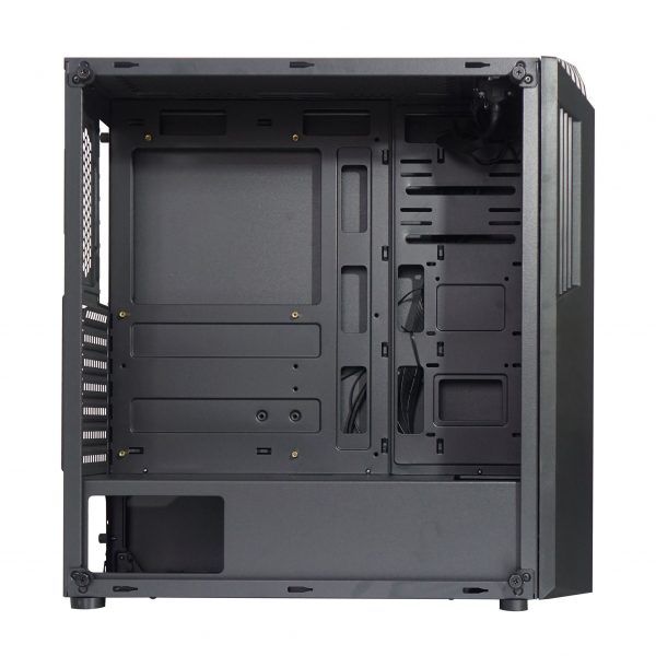 Case Jetek BERYL-2 BLACK-Tặng Kèm 2 Fan RGB