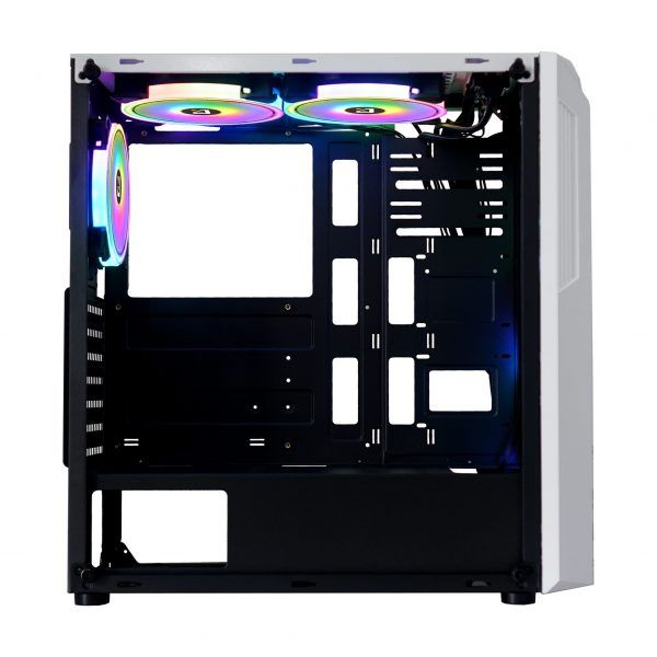 Case Jetek BERYL-2 WHITE -Tặng kèm 2 Fan RGB