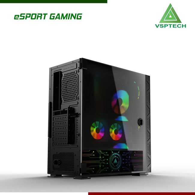 Case Game VSP FA 401 (Tặng Kèm Fan Led RGB 14cm)