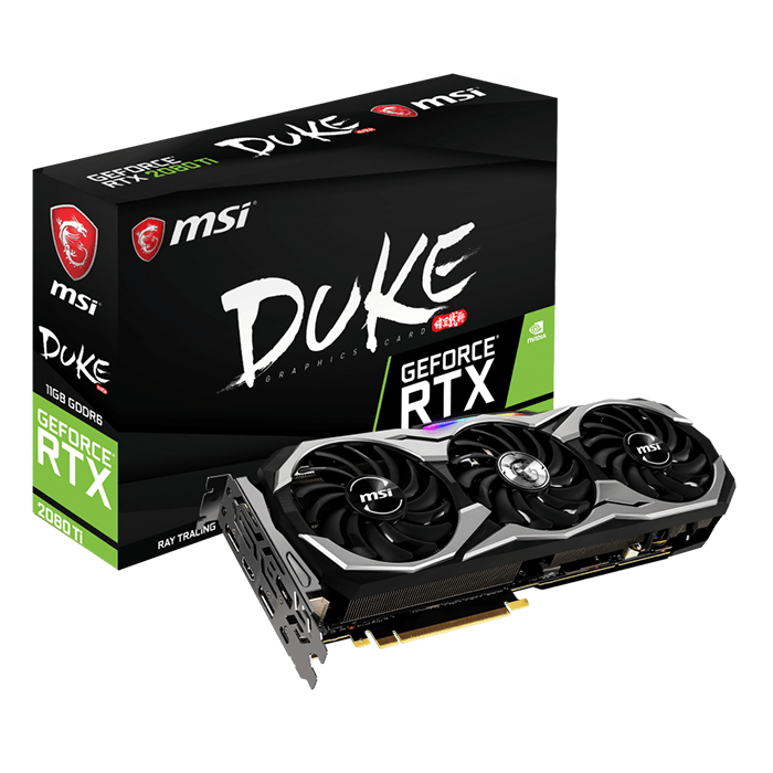 MSI RTX 2080 Ti DUKE 11G OC