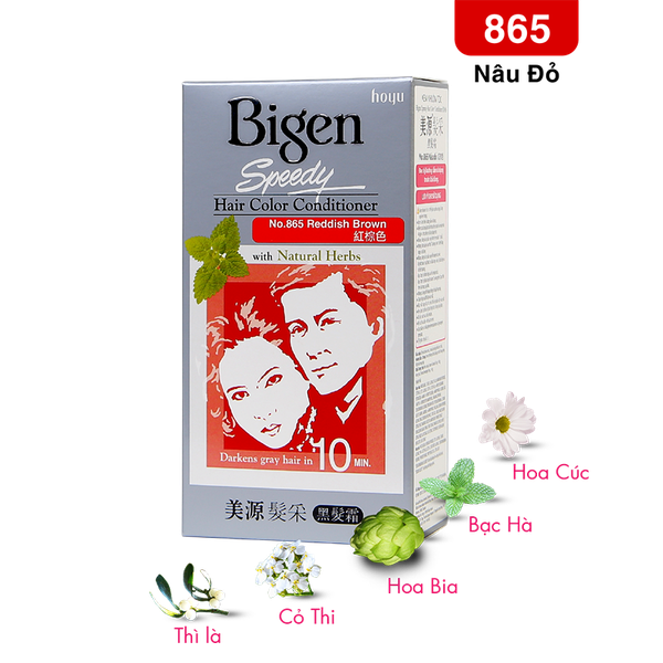  Bigen Xám - 865 Nâu Đỏ 